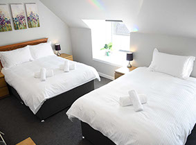 Rooms on the High Street Family room accommodation in Portree