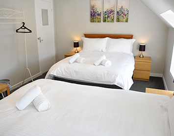 Family room accommodation in Portree at Rooms on the High Street