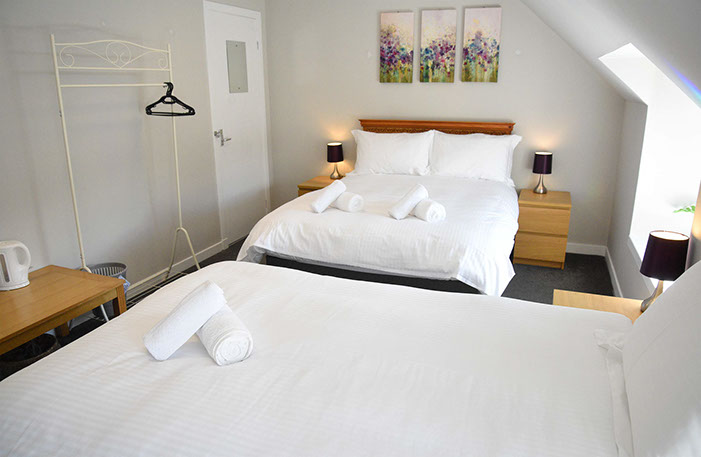 Family room accommodation in Portree at Rooms on the High Street