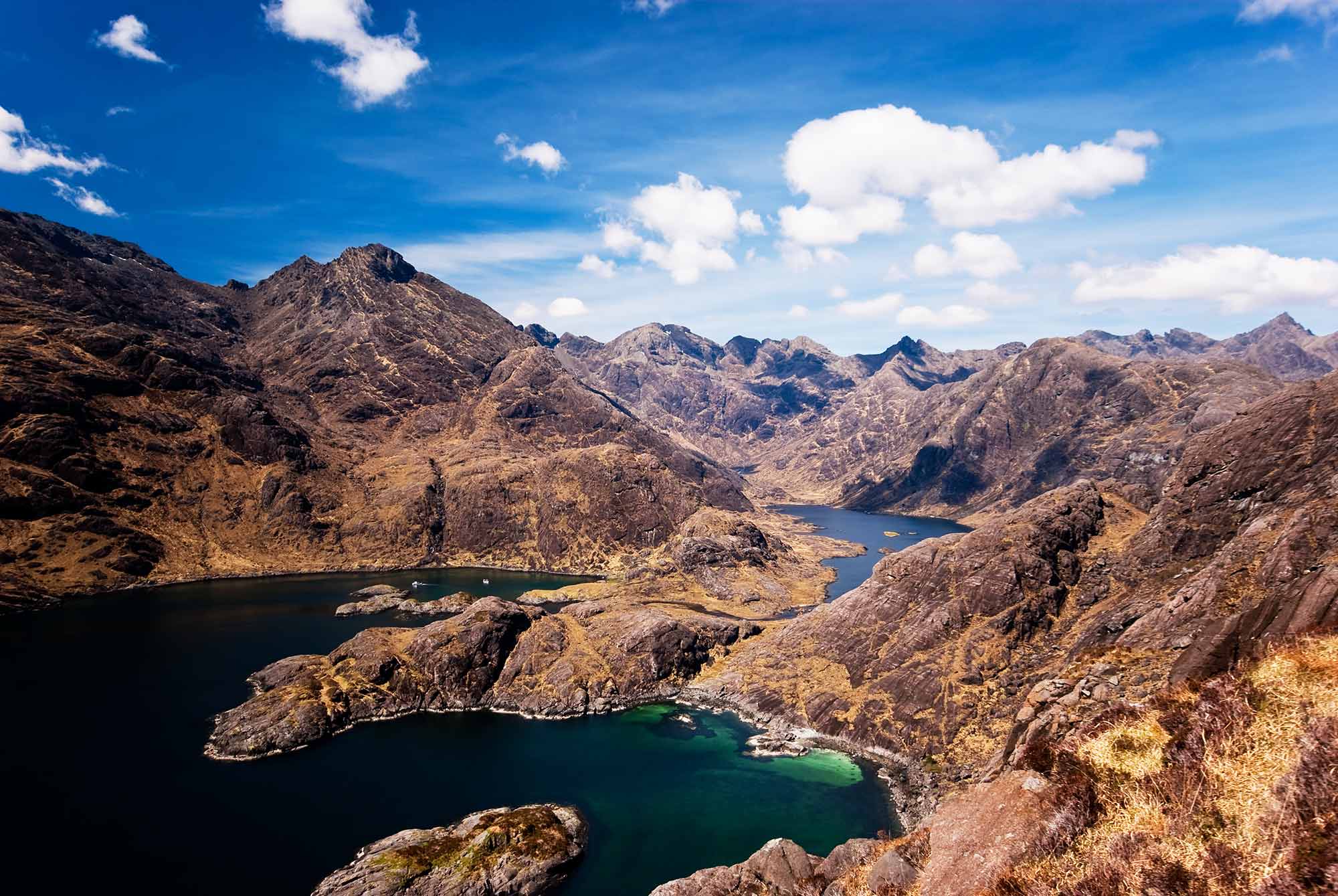 The Cuillin Mountains on the Isle of Skye